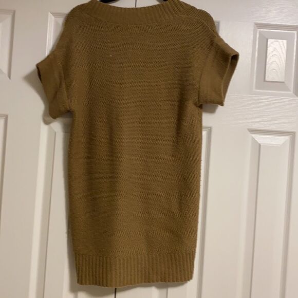 J Crew Factory Short-sleeve V Neck Long Sweater - Picture 7 of 7